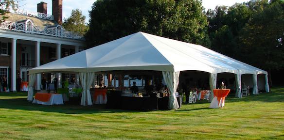 40' wide frame tent