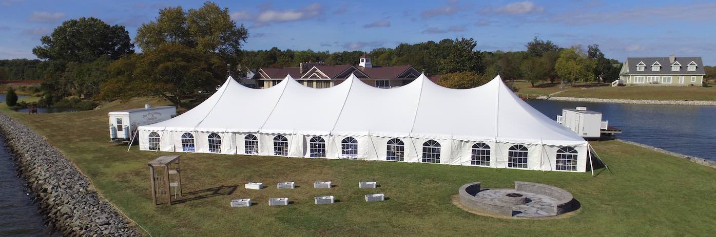 40 foot wide pole canopy tent