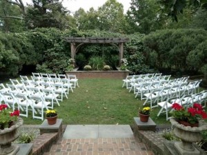 elegant padded chairs available to rent in Southern MD