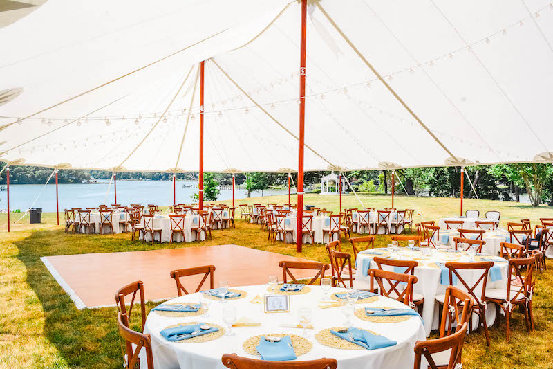 sail cloth event tent named tidewater