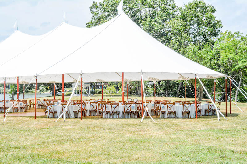 tidewater tent made from sail cloth